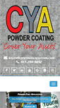 Mobile Screenshot of cyapowdercoat.com